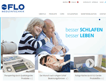 Tablet Screenshot of flo-medizintechnik.de